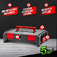CONSTRUCTOR - Boîte à outils empilable en plastique 46.4x33.5x14.2cm - Constructor - vignette
