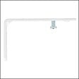 MOBOIS - Supports muraux en métal Rail Express - Blanc - Lot de 2 - vignette