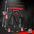 BRICK - Treteau telescopique a rouleaux max 200kg - vignette