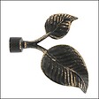MOBOIS - Lot de 2 embouts feuille métal bronze - Diam.20mm - vignette
