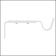 MOBOIS - 2 supports ouverts moyen, diamètre 20mm métal blanc - vignette