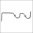 MOBOIS - 2 supports ouverts double, diamètre 20mm nickel - vignette