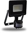 ARLUX - Projecteur Mural KREON 10W 850lm - Detecteur de Mouvement - Noir - vignette