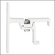 MOBOIS - Support mural rail rideau métal laqué Blanc avancée 40mm - vignette