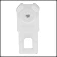 MOBOIS - Lot de 12 suspendeurs décorateurs pour rail 24x16 mm - Blanc - vignette