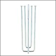 MOBOIS - 10 agrafes flamandes métal - 4 branches - tringle apparente - vignette