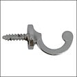 MOBOIS - Gond crosse métal chromé - 30 mm - Lot de 2 - vignette