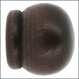 MOBOIS - 2 embouts a emboitement d28 noyer - vignette