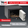 WORKMEN SECURITY - Coffre fort électronique 28x18x20cm - Work Men - vignette