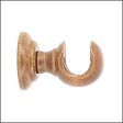 MOBOIS - Support de plafond ouvert court pour tringle - Chêne - D28 - vignette