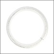 MOBOIS - Anneaux rideau métal - Metallic D20 - Blanc argent - 42mm - vignette