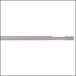 MOBOIS - Tringle extensible cylindre strié - Nickel mat - 40 à 65cm - vignette