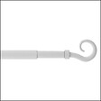 MOBOIS - Tringle extensible blanc brillant - 40-65cm - Diam.10mm - vignette
