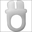 MOBOIS - Arrêts universels plastique pour rail plafond - Blanc - Lot de 4 - vignette