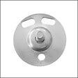 MOBOIS - Platines fixation métal - Acier zingué - Lot 2 - Diam. 6 mm - vignette