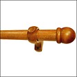 MOBOIS - Kit bois Ø28mm 3m00 embout ogive décor merisier - vignette