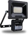 ARLUX - Projecteur Mural NINO 20W 1600lm - Detecteur de Mouvement - Noir - vignette