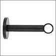 MOBOIS - Support de tringle œil métal - Noir - Diam.16xL.90mm - vignette