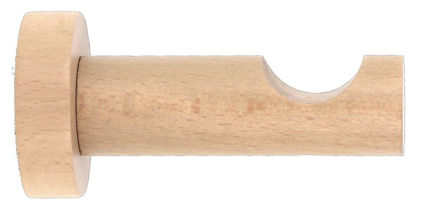 MOBOIS - 1 SUPPORT TIGE 80MM AXE/MUR D.28mm DECOR CHENE CLAIR - large