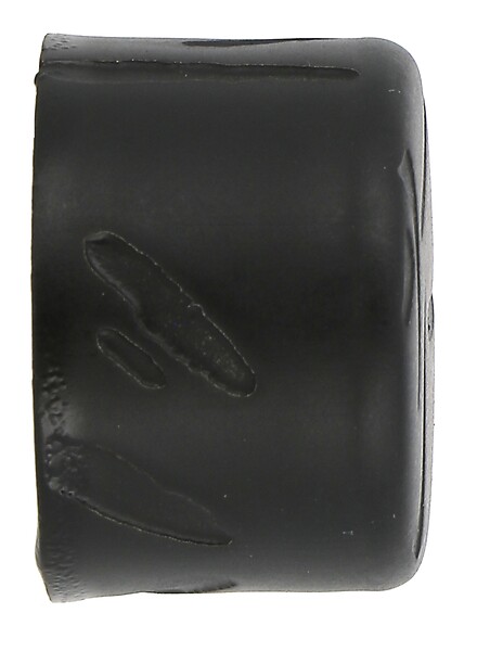 MOBOIS - Lot de 2 embouts métal bouchon noir mat - Diam.28mm - large
