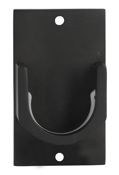 MOBOIS - Supports naissance muraux métal Easy Fix - Noir mat - Diam.28mm - large