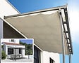 HABRITA - Toit terrasse aluminium - Gris anthracite - L.418xP.307cm - vignette