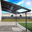 HABRITA - Toit terrasse aluminium - Gris anthracite - L.400xP.301cm - vignette