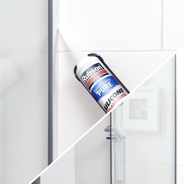 RUBSON - Mastic cuisine et bain 280ml transparent - large