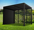 HABRITA - Pergola bioclimatique aluminium - L.240xH.235xP.300cm - vignette