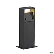 SLV - Borne extérieure, anthracite LOGS 40 avec LED - SLV - vignette