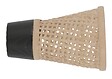 MOBOIS - Embout cannage évasé frêne et rotin - Noir - H.6xL.6xP.9cm - vignette