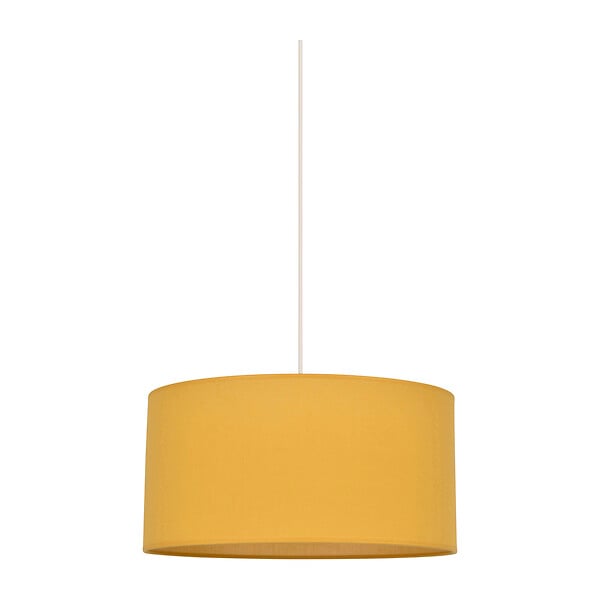 COREP - Suspension Toiline Cylindre - Coton - Moutarde - E27 - large