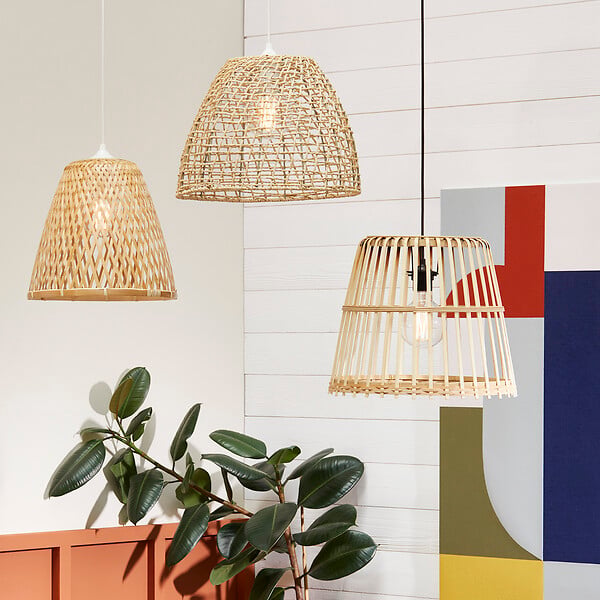 COREP - Suspension tambour d37 bambou cortes - large
