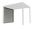 HABRITA - Rideau latéral PVC tissé pergola PER 2430 BI - L.220xH.220cm - vignette