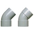 GIRPI - Coude D'évacuation À 45° Mâle/femelle Ø 125 Mm - vignette