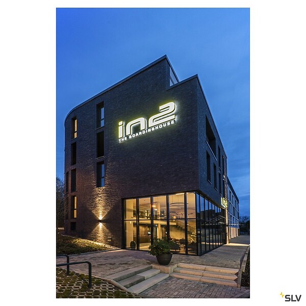SLV - Applique extérieure SLV BIG THEO FLOOD UP/DOWN, anthracite avec LED intégrée, 42W, 3000K, IP44 - large