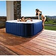 CONCEPT USINE - Jog - Spa Gonflable Carré 4 Places Bleu - vignette