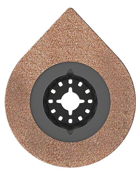 BOSCH - Enlève-mortier carbure Starlock AVZ 70 RT4 - 70mm - 3-en-1 - large