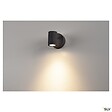 SLV - Applique et plafonnier extérieur SLV HELIA, simple, anthracite, LED, 8W, 3000K, IP55, variable - vignette