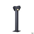 SLV - Borne extérieure SLV THEO PATHLIGHT, double, anthracite, GU10, 2x 7W max, IP44 - SLV - vignette