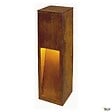 SLV - Borne extérieure SLV RUSTY SLOT, coloris fonte rouillée, E27, 11W - Hauteur 50 cm - vignette