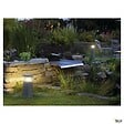 SLV - Borne extérieure SLV ARROCK GRANITE 40, poivre et sel, E27, 15W max, IP44, granite, inox 304 - SLV - vignette