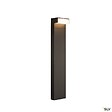 SLV - Borne extérieure SLV L-LINE OUT 50 horizontale avec LED intégrée, anthracite, Hauteur 80 cm pour éclairage extérieur - vignette
