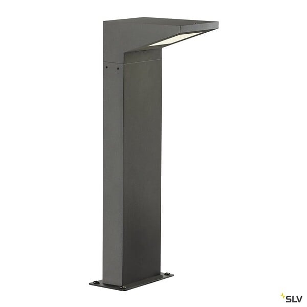 SLV - Borne extérieure SLV IPERI avec LED intégrée, anthracite pour éclairage de jardin - large