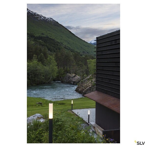 SLV - Borne extérieure SLV APONI avec LED, Hauteur 120 cm pour éclairage de jardin et allées - SLV - large