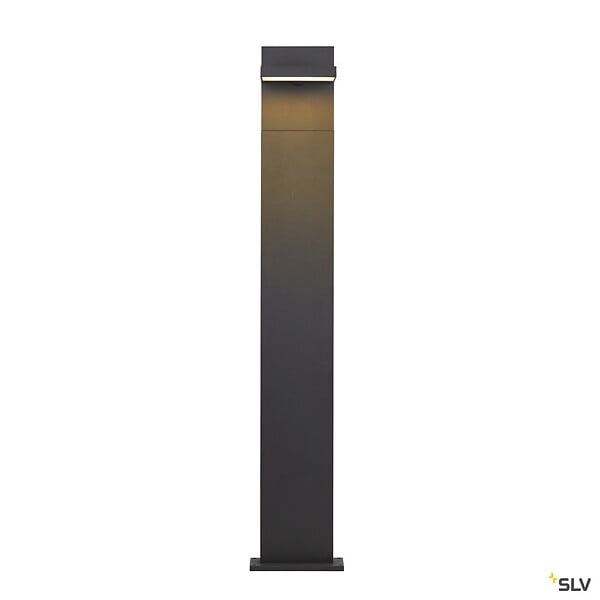 SLV - Borne extérieure SLV ABRIDOR 100, anthracite, LED, 14W, 3000K/4000K, IP55 - Hauteur 100 cm - large