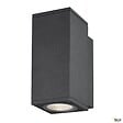 SLV - Applique extérieure SQUARE, carré, anthracite avec LED intégrée, 35W, 3000K/4000K, IP65 - Taille S - vignette