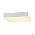 SLV - Applique et plafonnier extérieur SLV AINOS, carré, blanc, LED, 17W, 3000K/4000K, IP65 - vignette