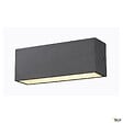 SLV - Applique extérieure SLV SITRA CUBE Up/Down anthracite avec LED intégrée - Taille L - 30 cm - vignette