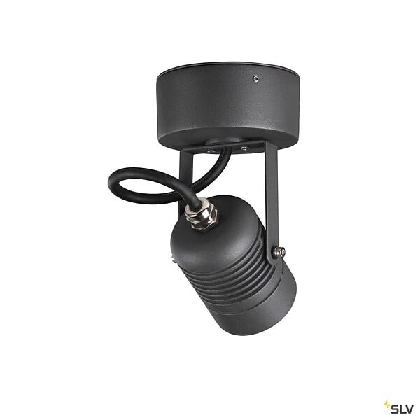 SLV - Applique extérieure SLV LED SPOT, anthracite, LED, 6W, 3000K, IP55 - large